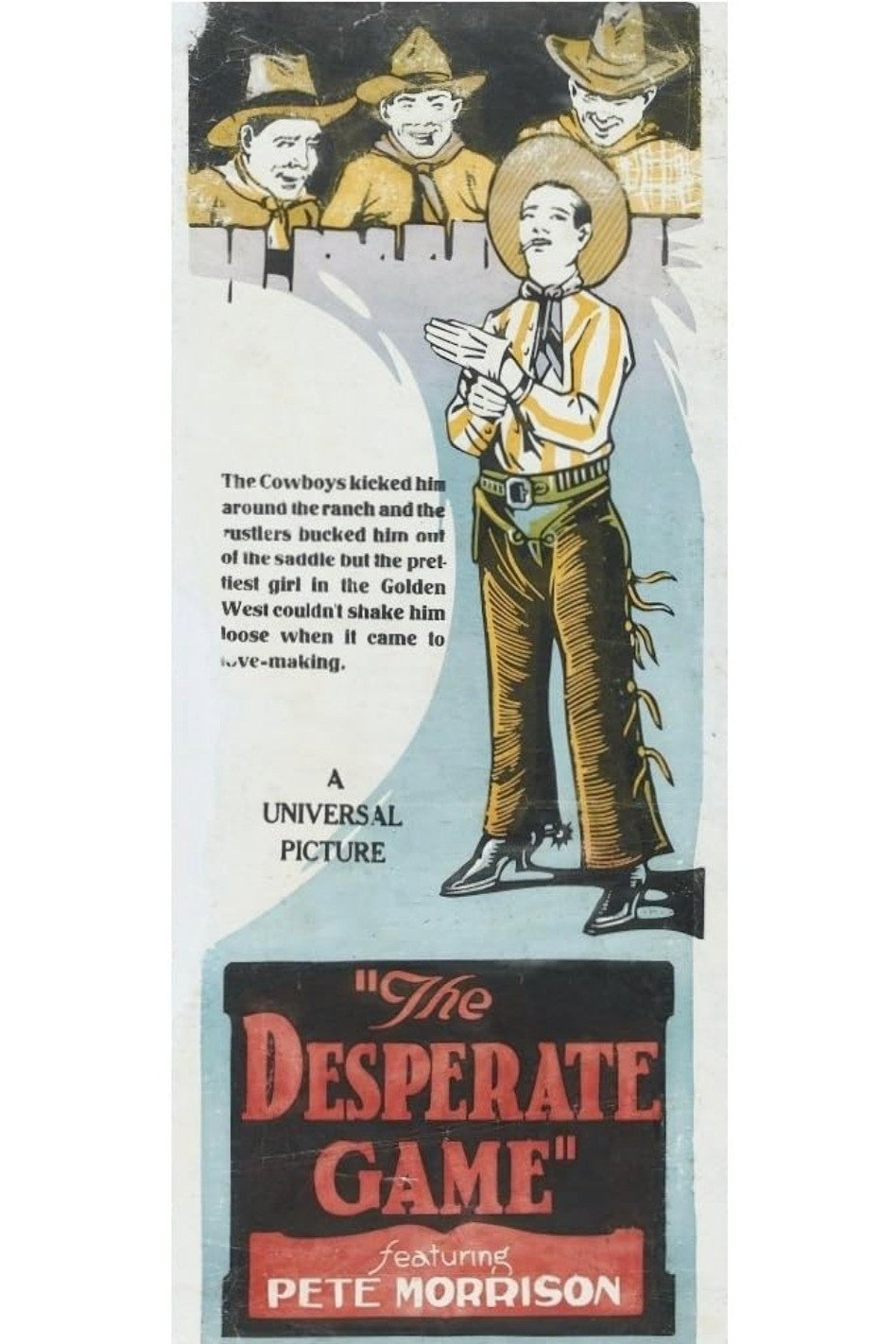 The Desperate Game (1926) poster