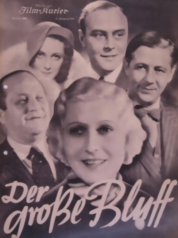 Der große Bluff (1933) poster