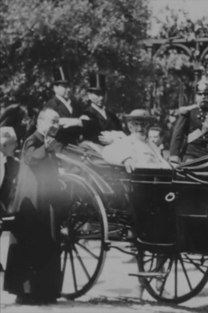 Pope Leo XIII in His Carriage (1898) poster