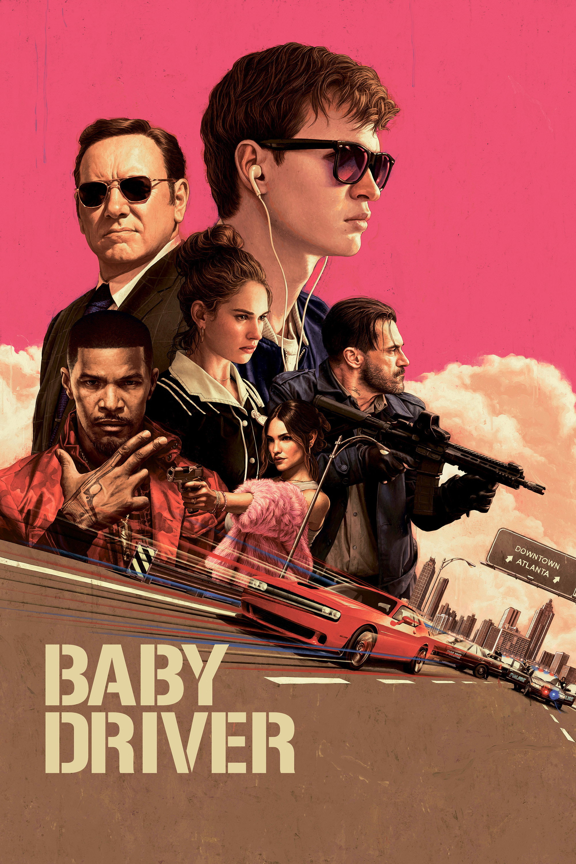 Baby Driver (2017) poster