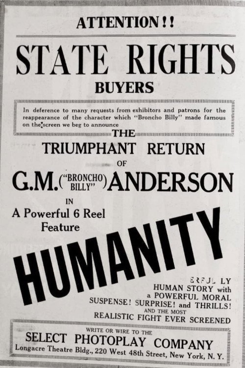 Humanity (1917) poster