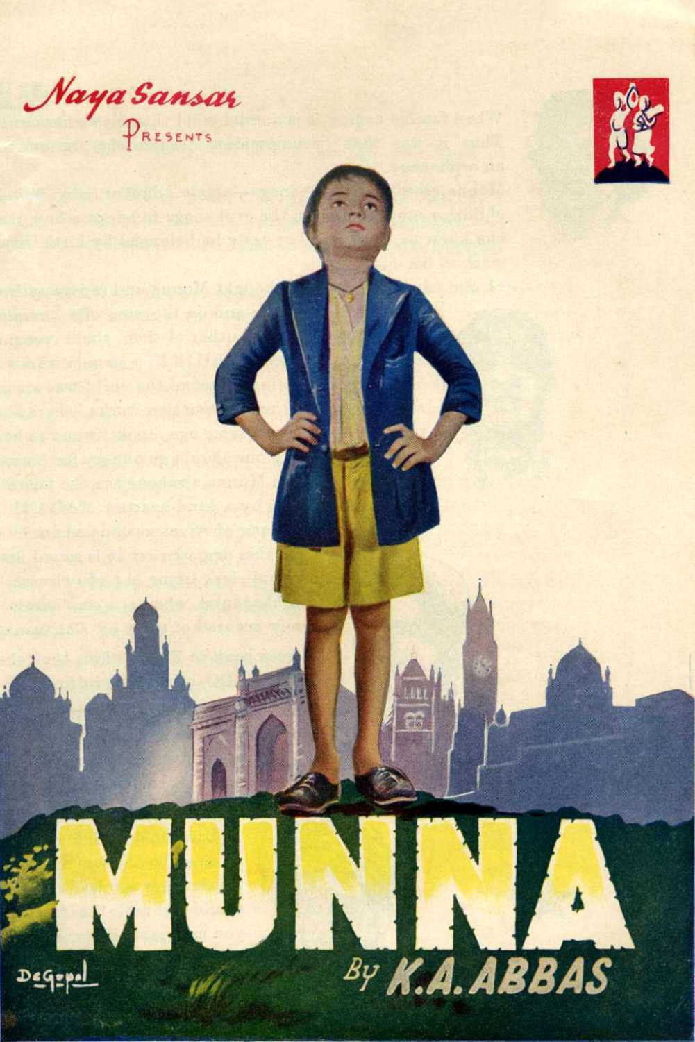 Munna (1954) poster