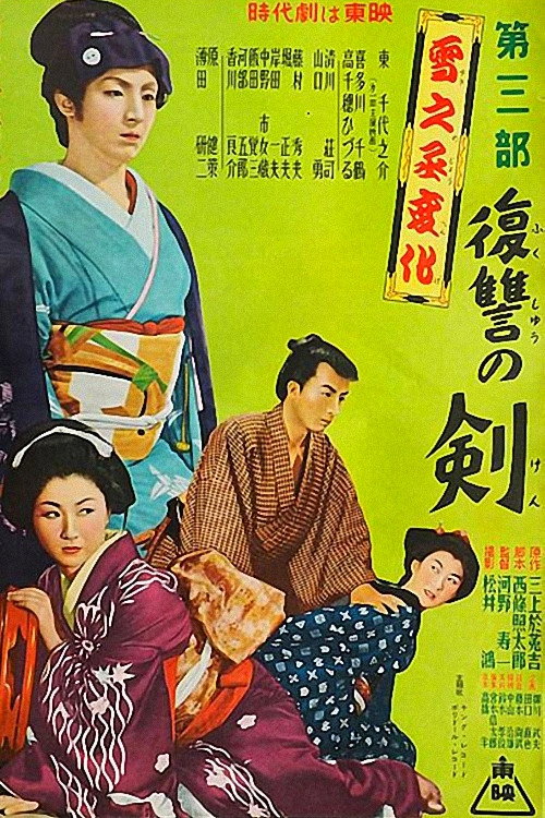 The Revenge of Yukinojo, Part 3: Sword of Revenge (1954) poster