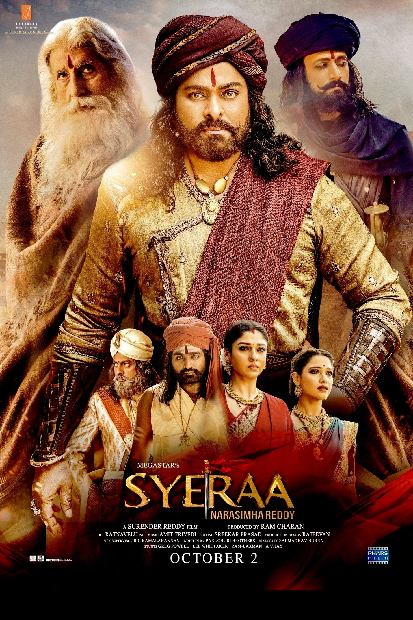Sye Raa Narasimha Reddy (2019) poster