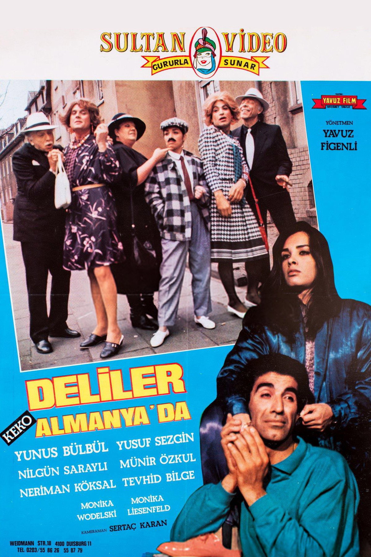 Deliler Almanya'da (1980) poster