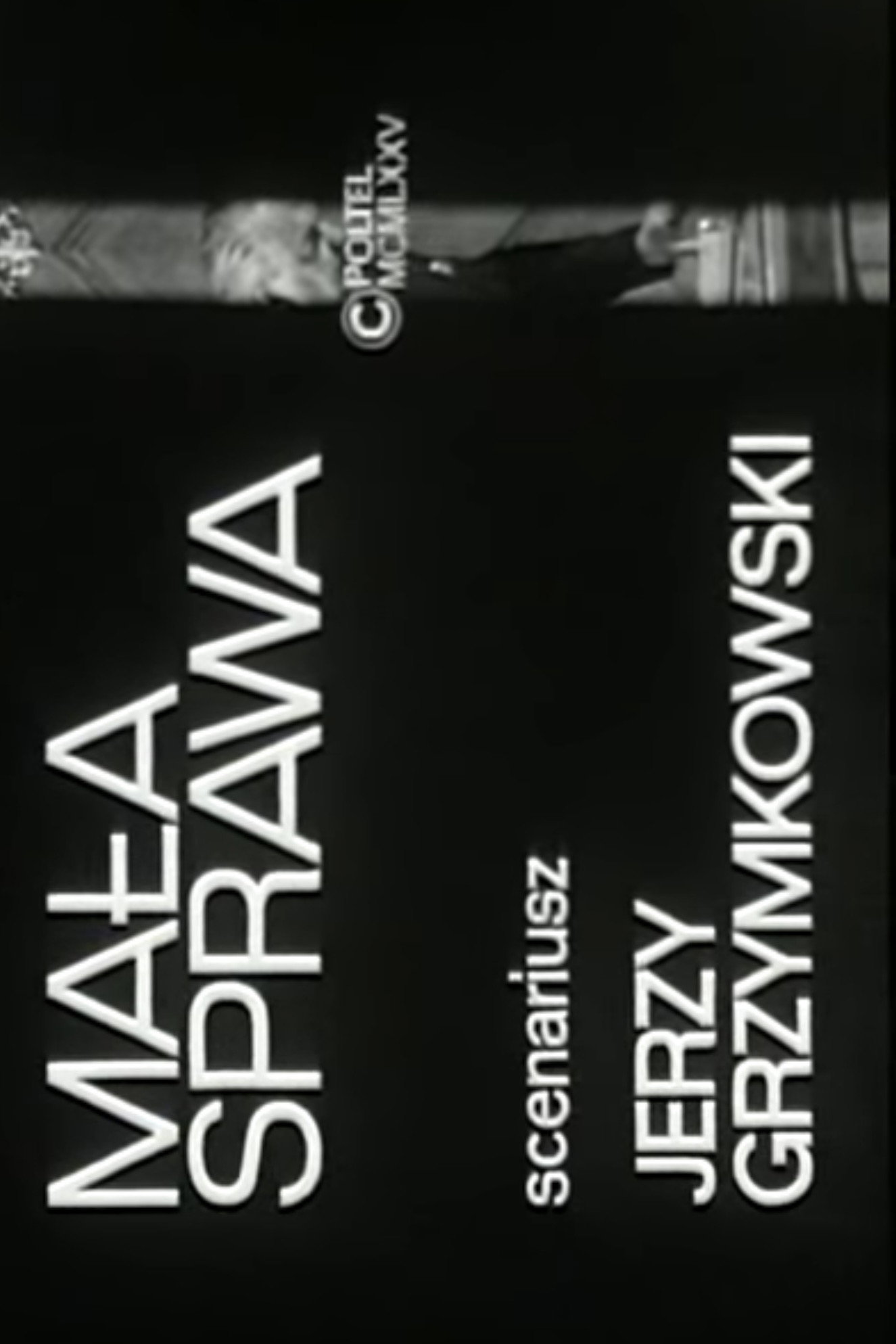Mała sprawa (1980) poster