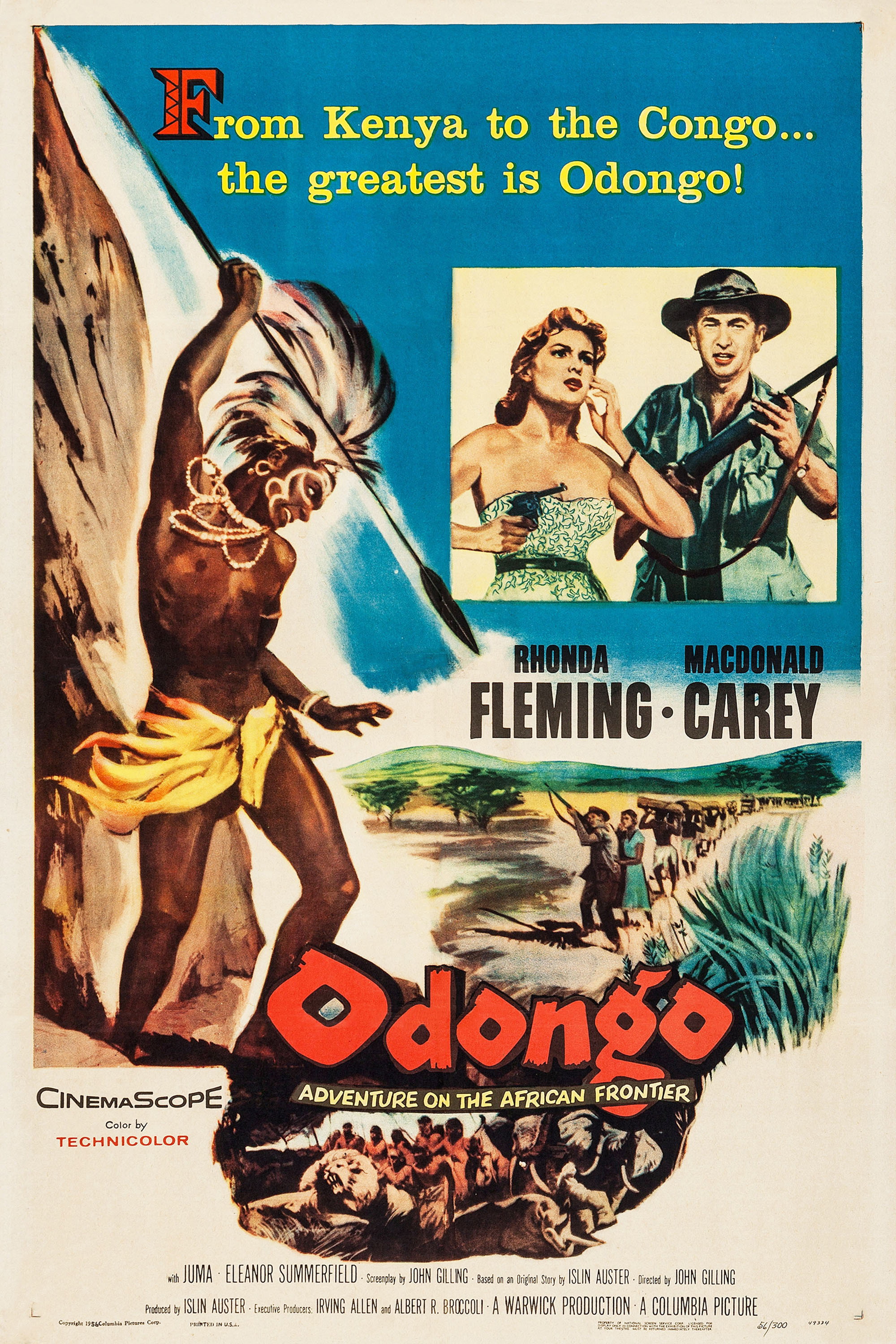 Odongo (1956) poster