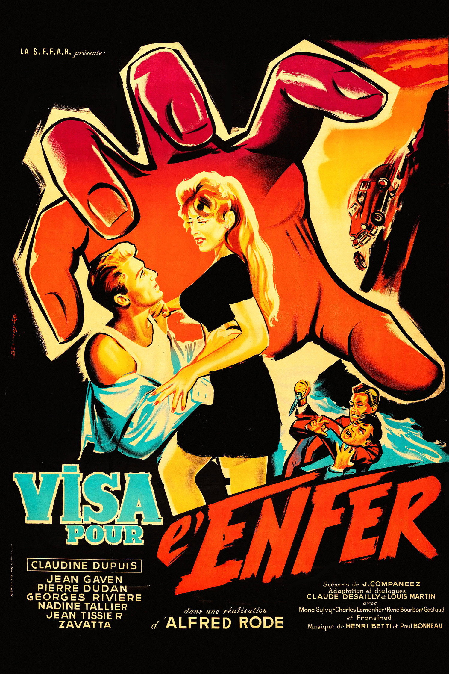 Visa to Hell (1959) poster