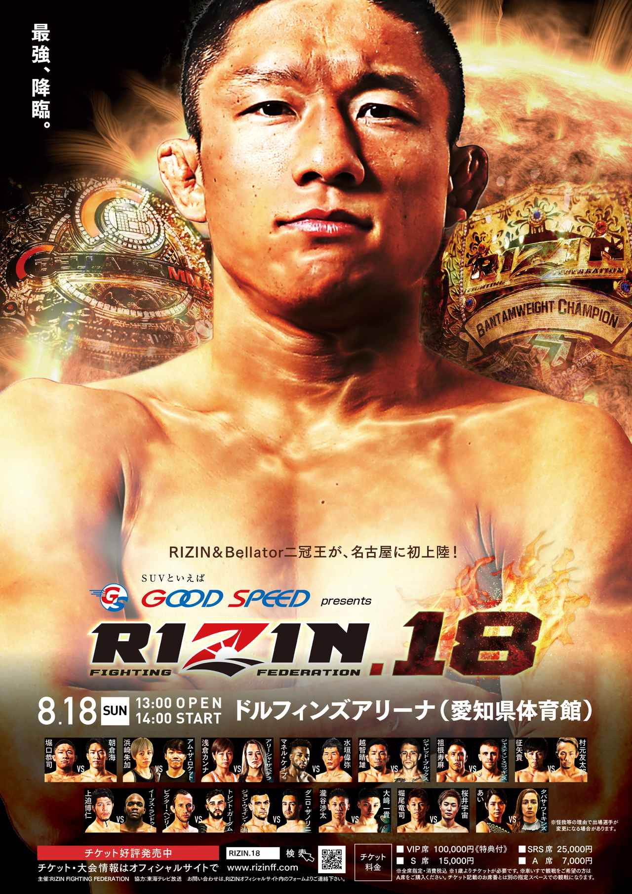 RIZIN 18 (2019) poster