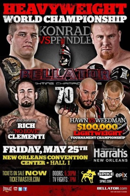 Bellator 70 (2012) poster