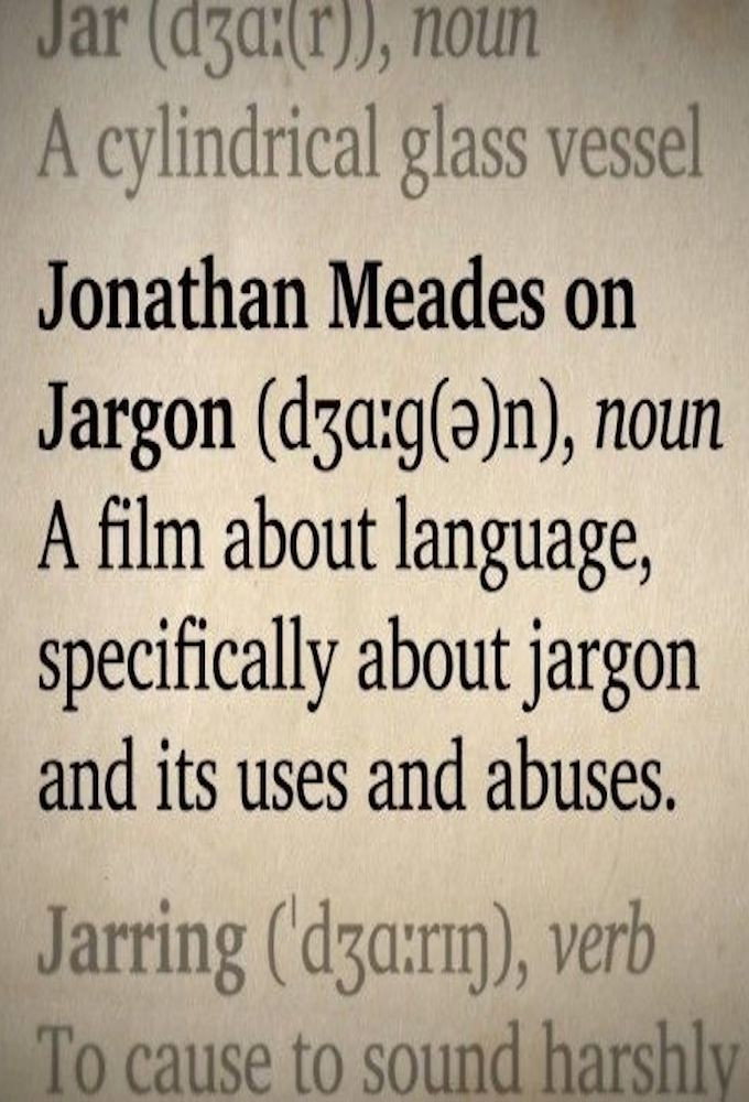 Jonathan Meades on Jargon (2018) poster