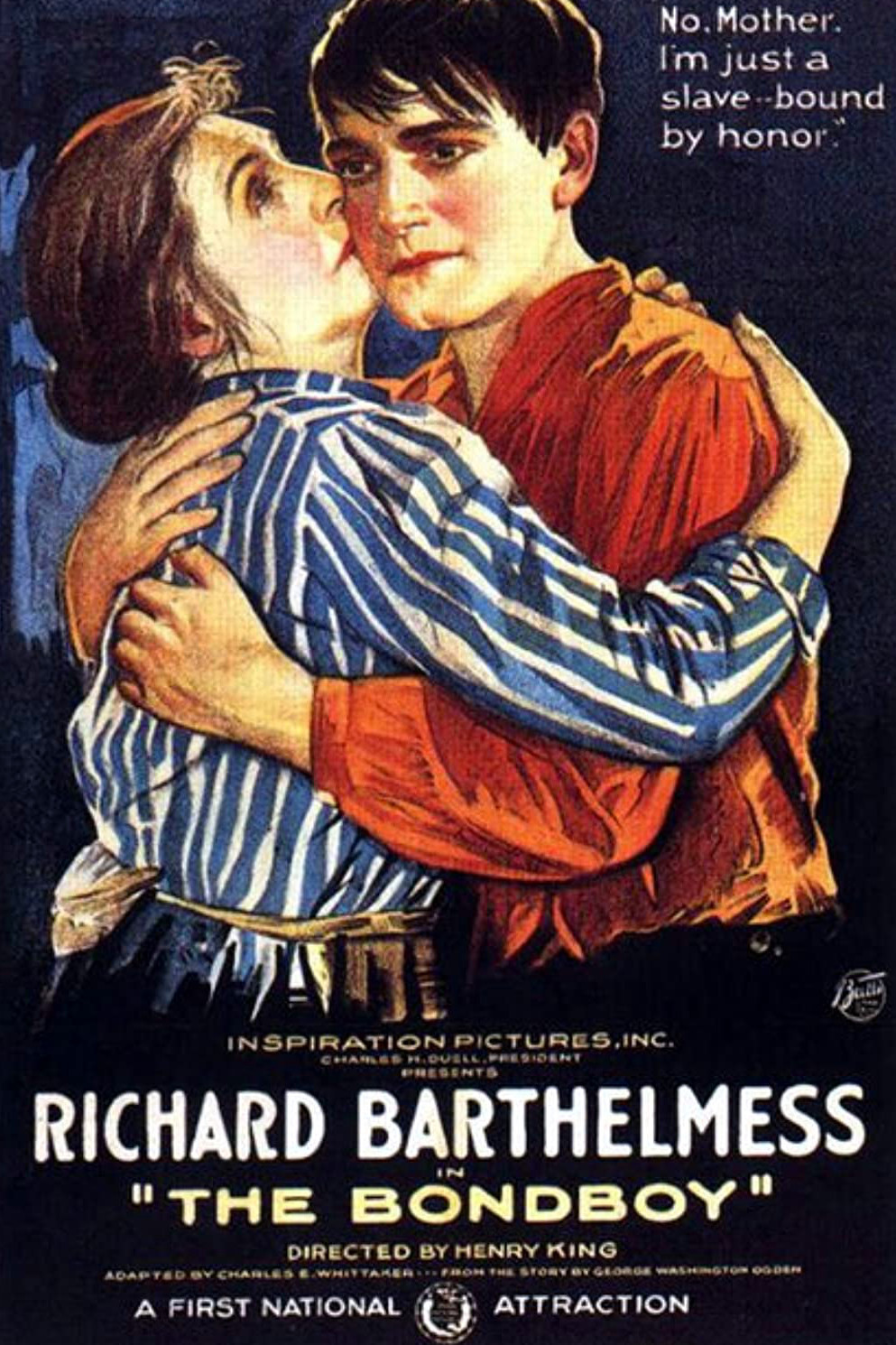 The Bond Boy (1923) poster