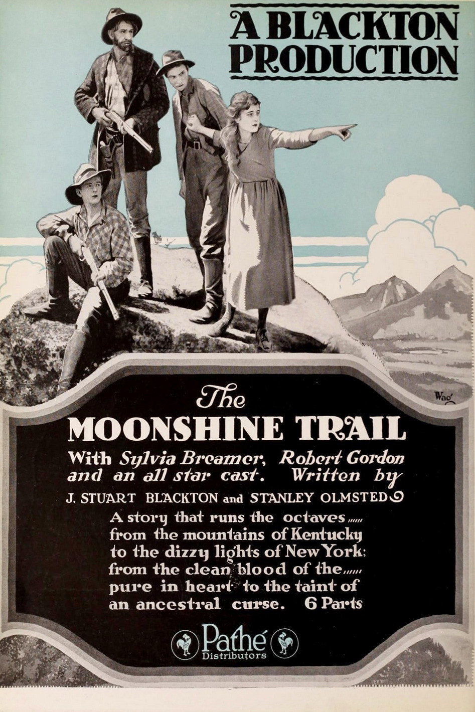 The Moonshine Trail (1919) poster