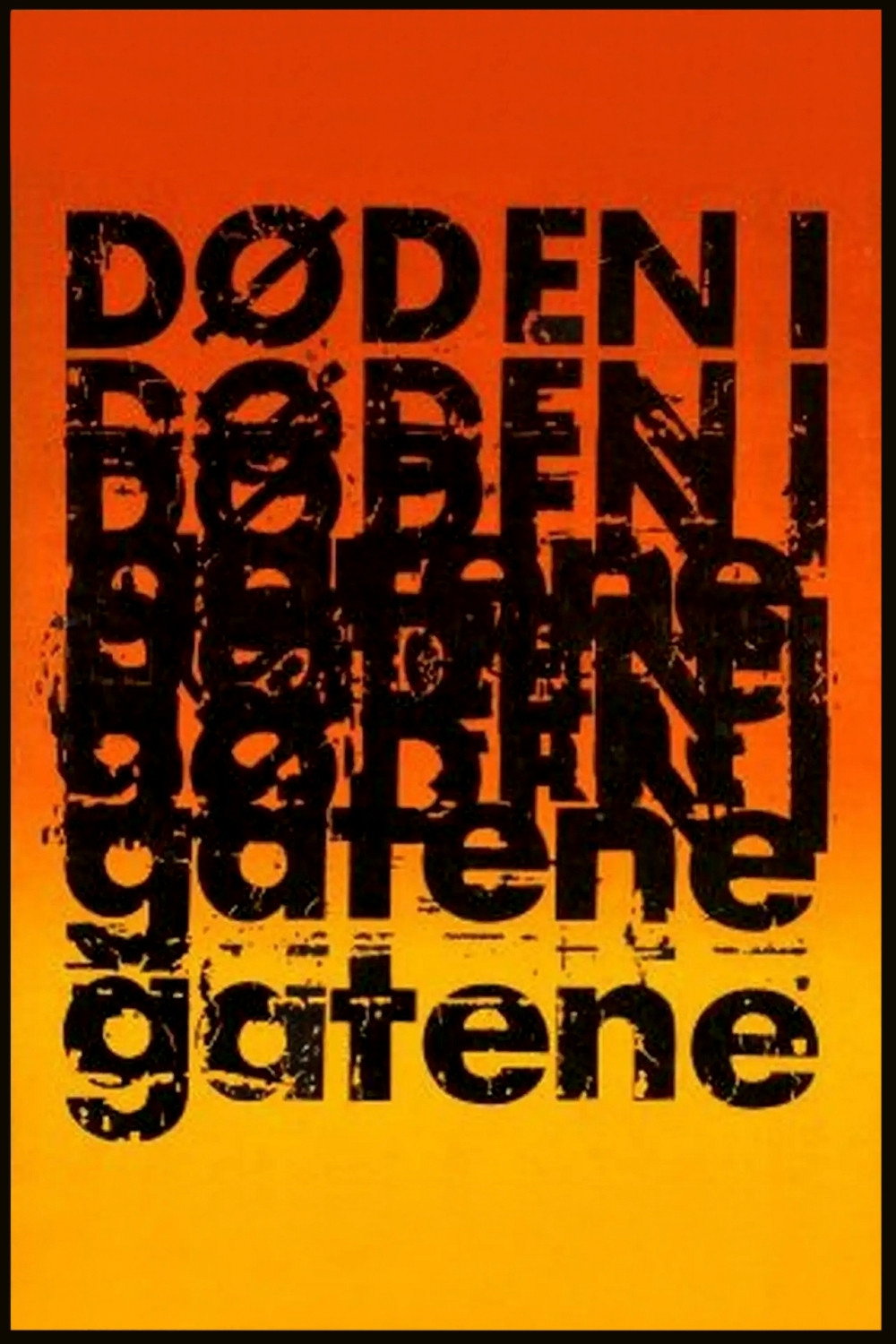 Døden i gatene (1970) poster