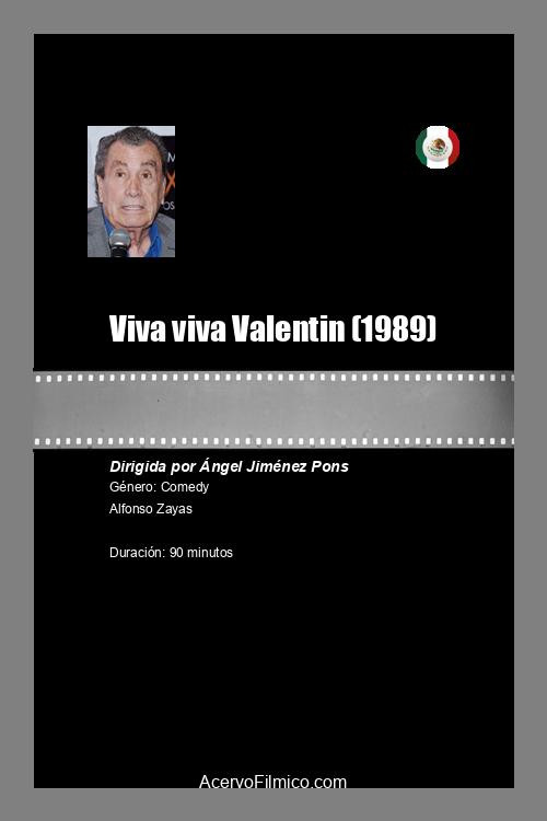 Viva viva Valentin (1989) poster