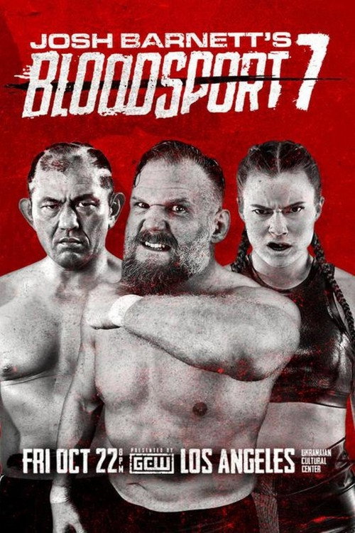 GCW Josh Barnett's Bloodsport 7 (2021) poster
