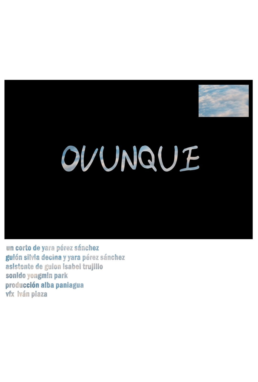 Ovunque (2024) poster
