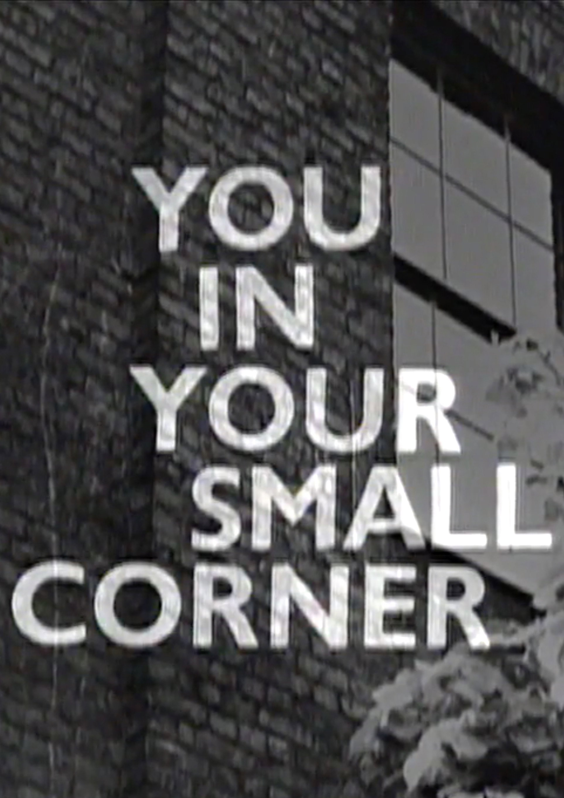 You in Your Small Corner (1962) poster
