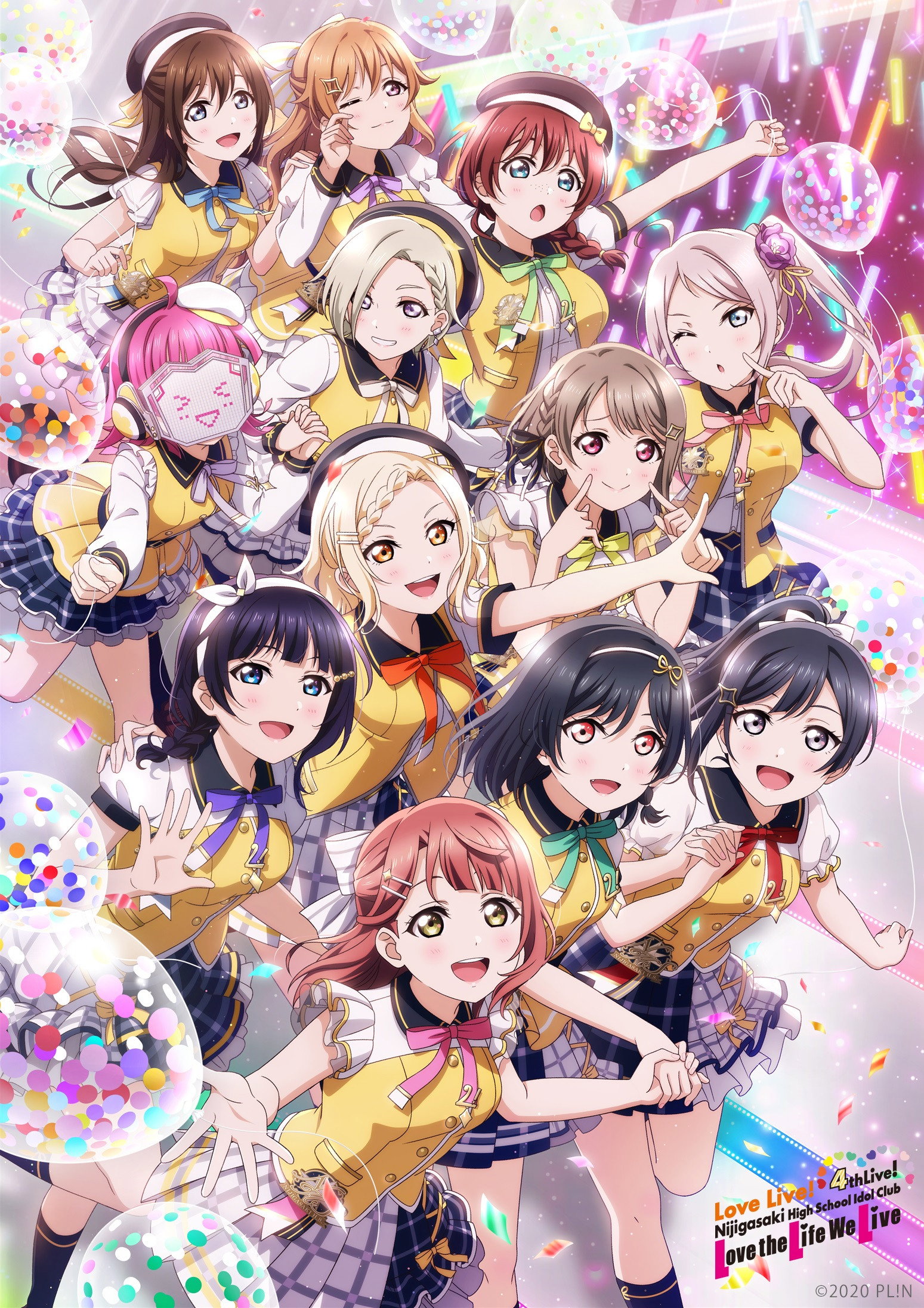 Love Live! Nijigasaki Nijigasaki High School Idol Club 4th Live! ～Love the Life We Live～ (2022) poster