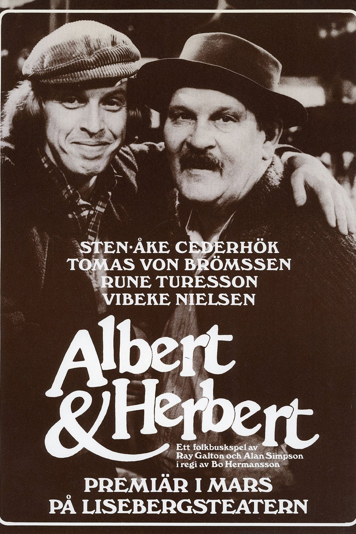Albert & Herbert på Lisebergsteatern (1981) poster