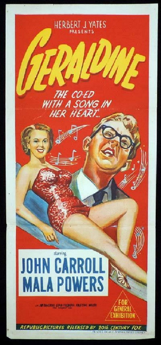 Geraldine (1953) poster