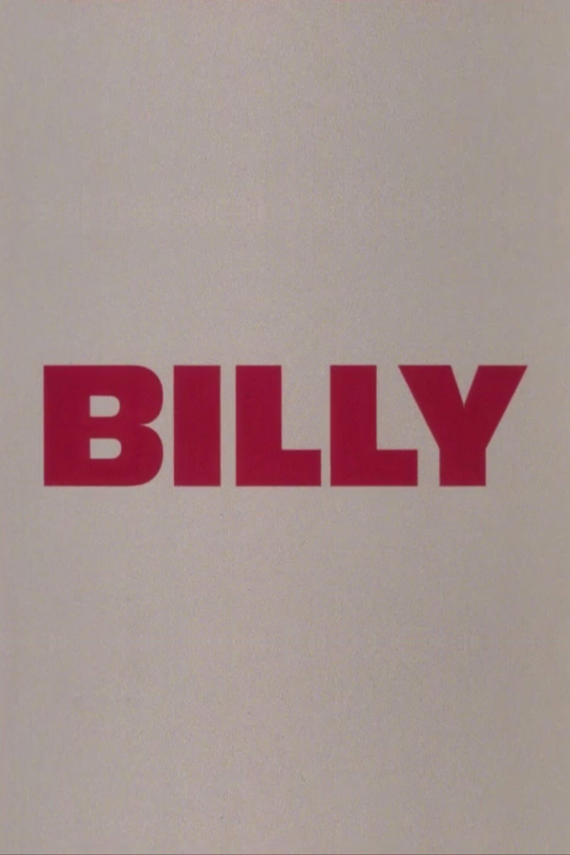 Billy (1979) poster