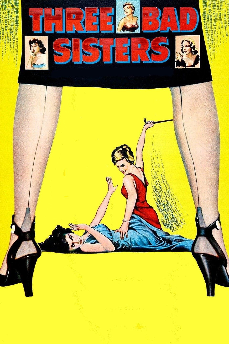 Three Bad Sisters (1956) poster