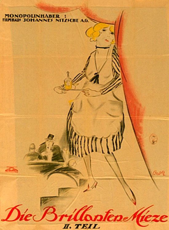 Die Brillantenmieze, 2. Teil (1921) poster