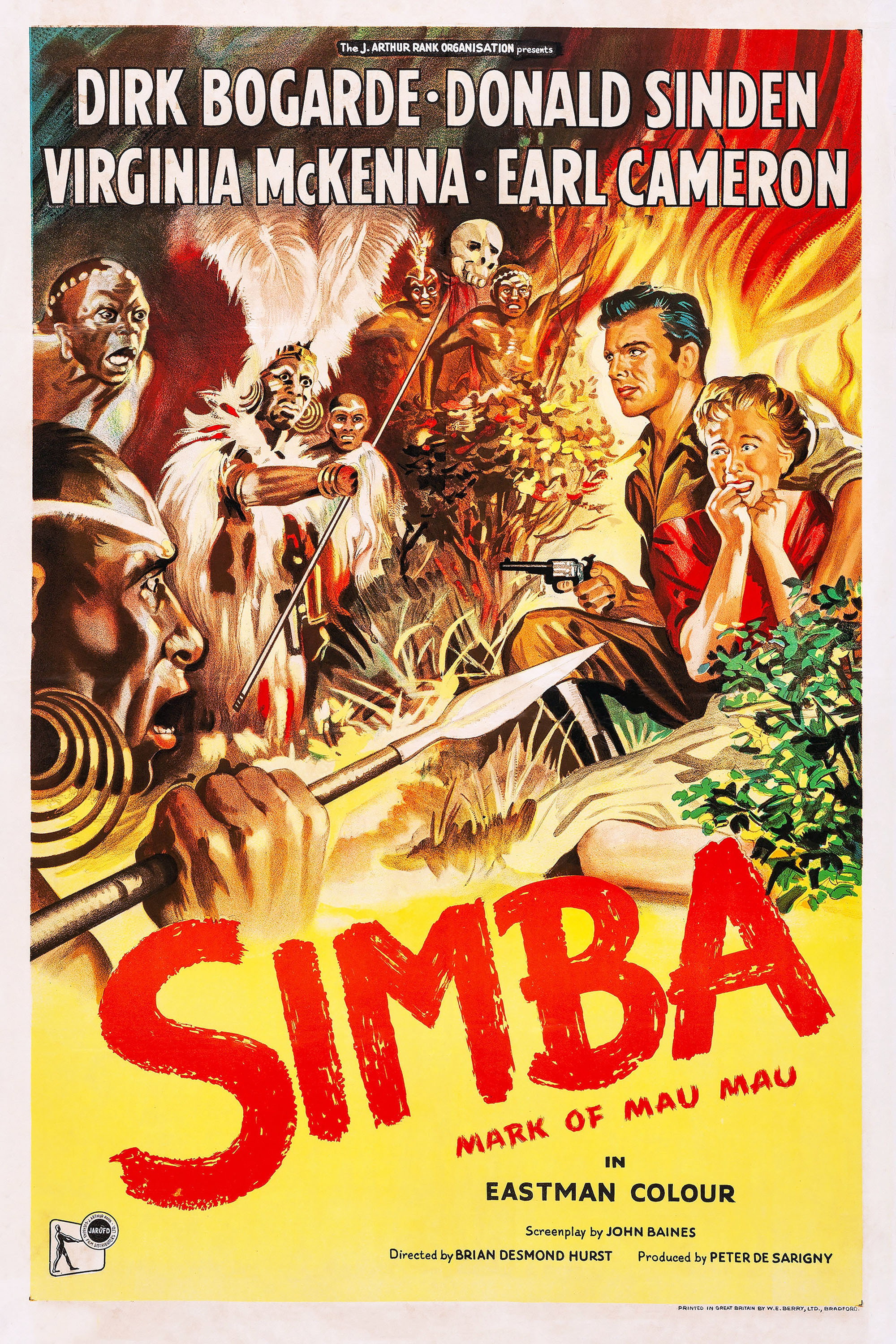 Simba (1955) poster