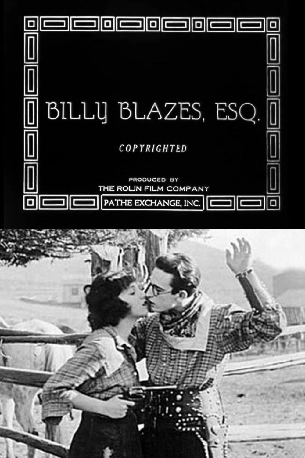 Billy Blazes, Esq. (1919) poster