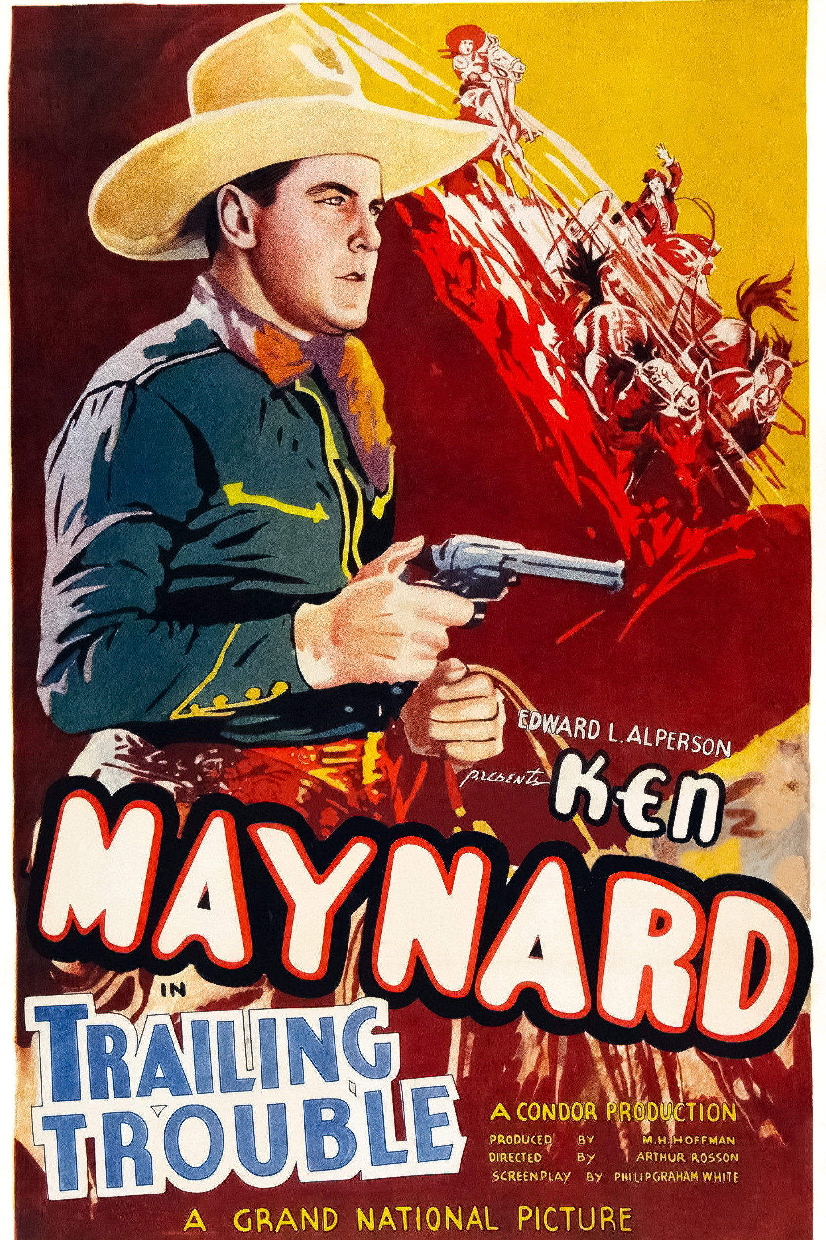 Trailing Trouble (1937) poster