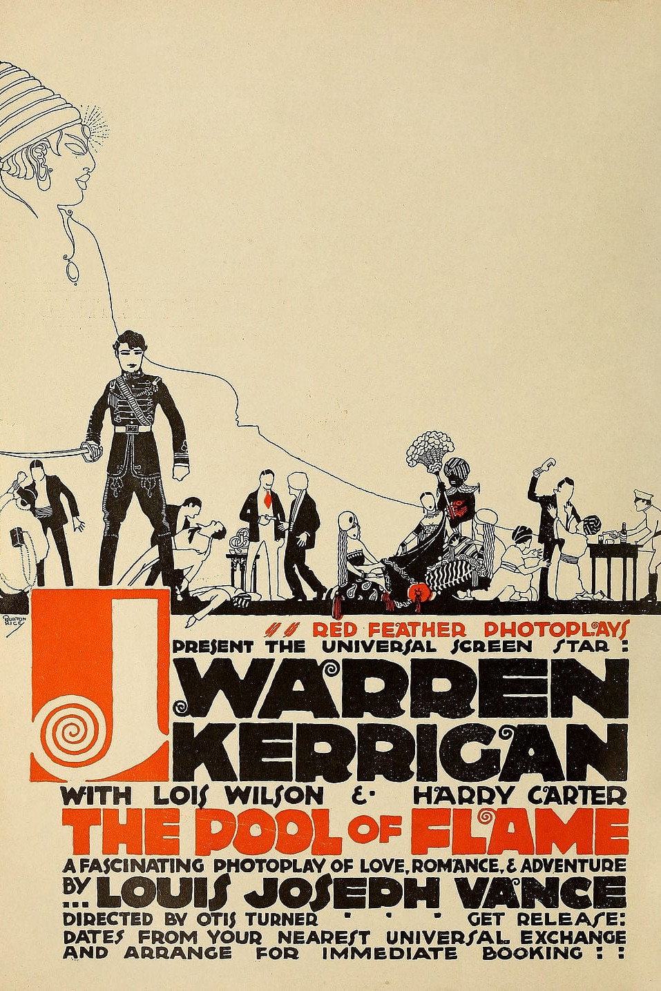 The Pool of Flame (1916) poster