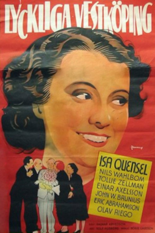 Lyckliga Vestköping (1937) poster
