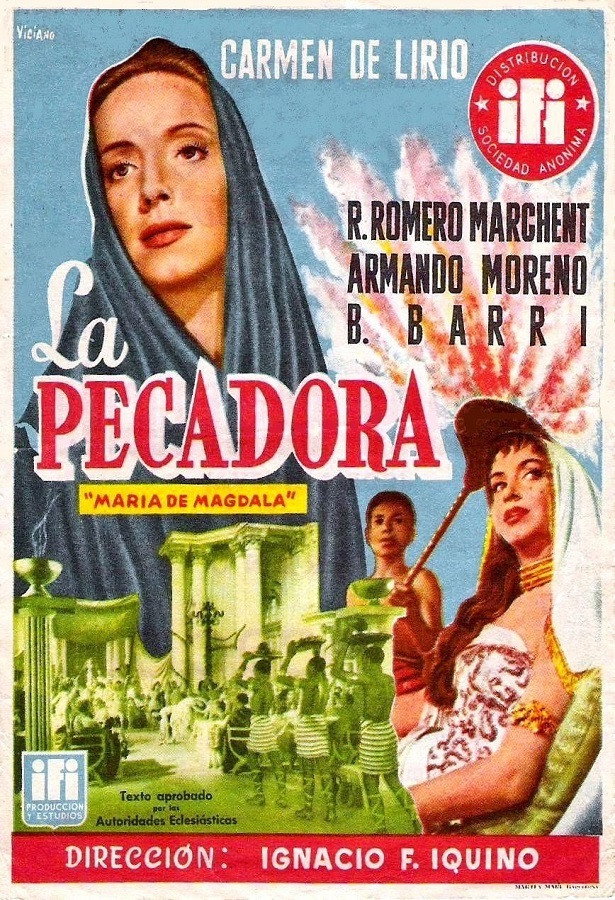 La pecadora (1956) poster