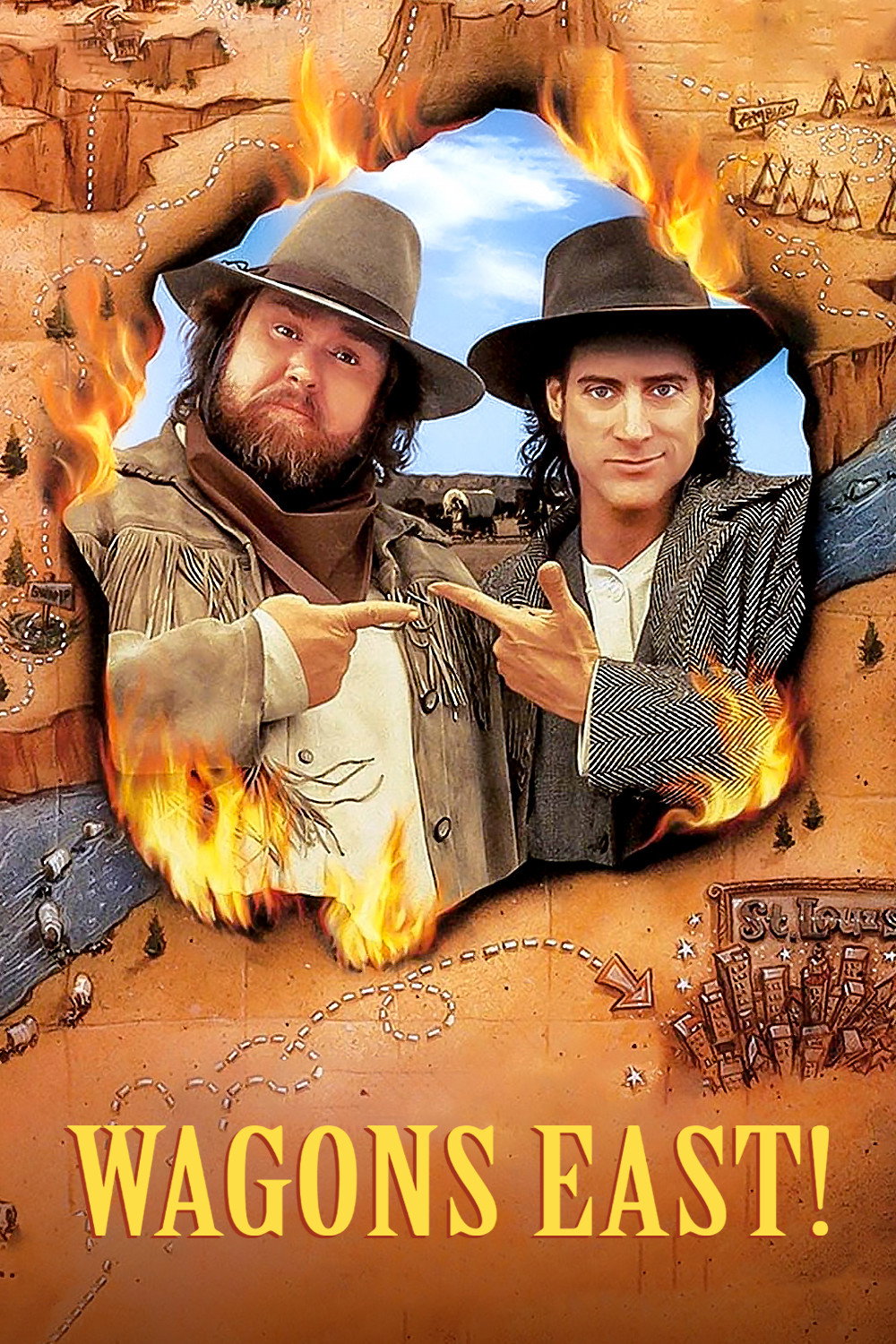 Wagons East! (1994) poster