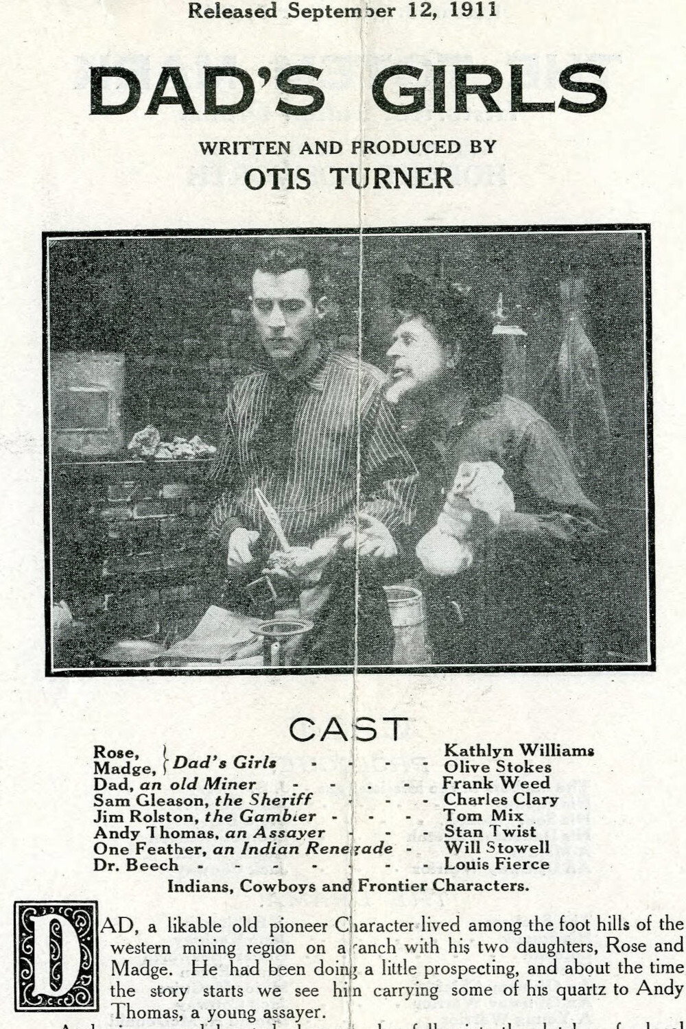 Dad's Girls (1911) poster