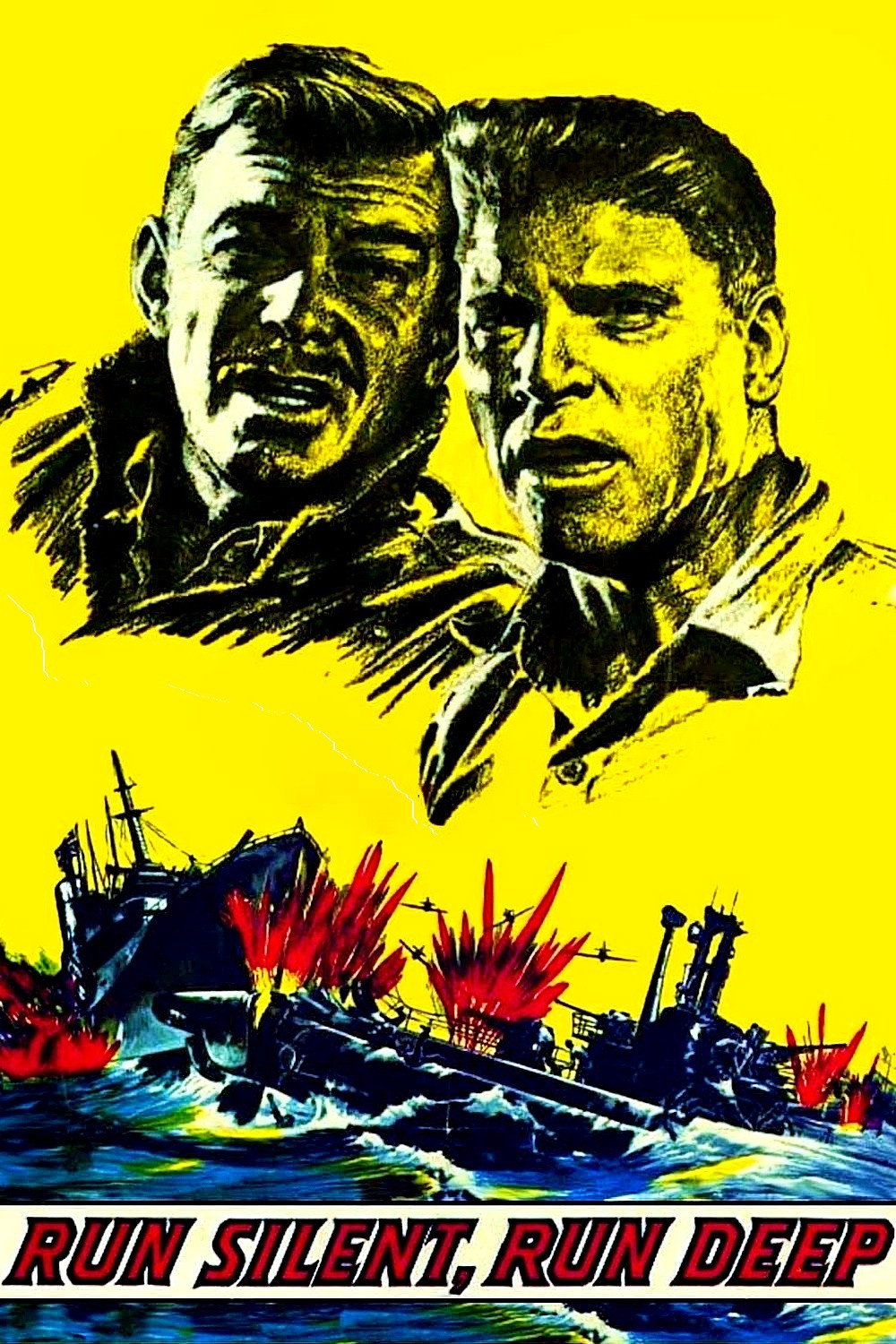 Run Silent, Run Deep (1958) poster