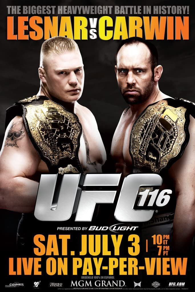 UFC 116: Lesnar vs. Carwin (2010) poster