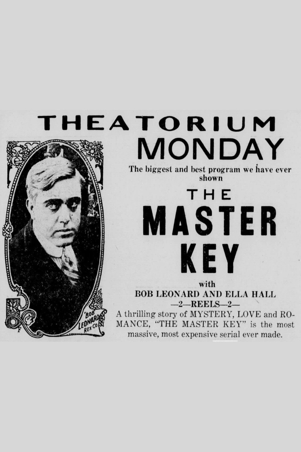 The Master Key (1914) poster