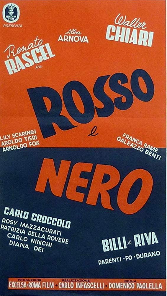 Rosso e nero (1954) poster
