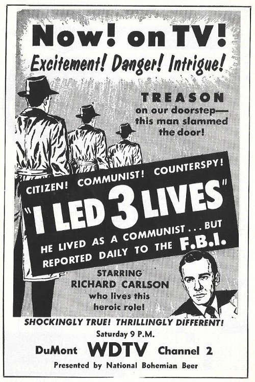 I Led Three Lives (1953) poster