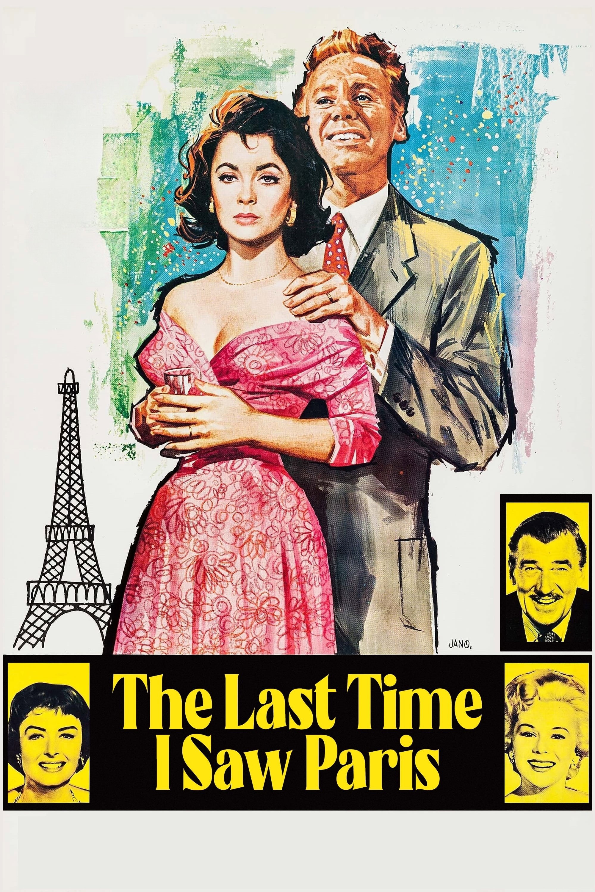 The Last Time I Saw Paris (1954) poster