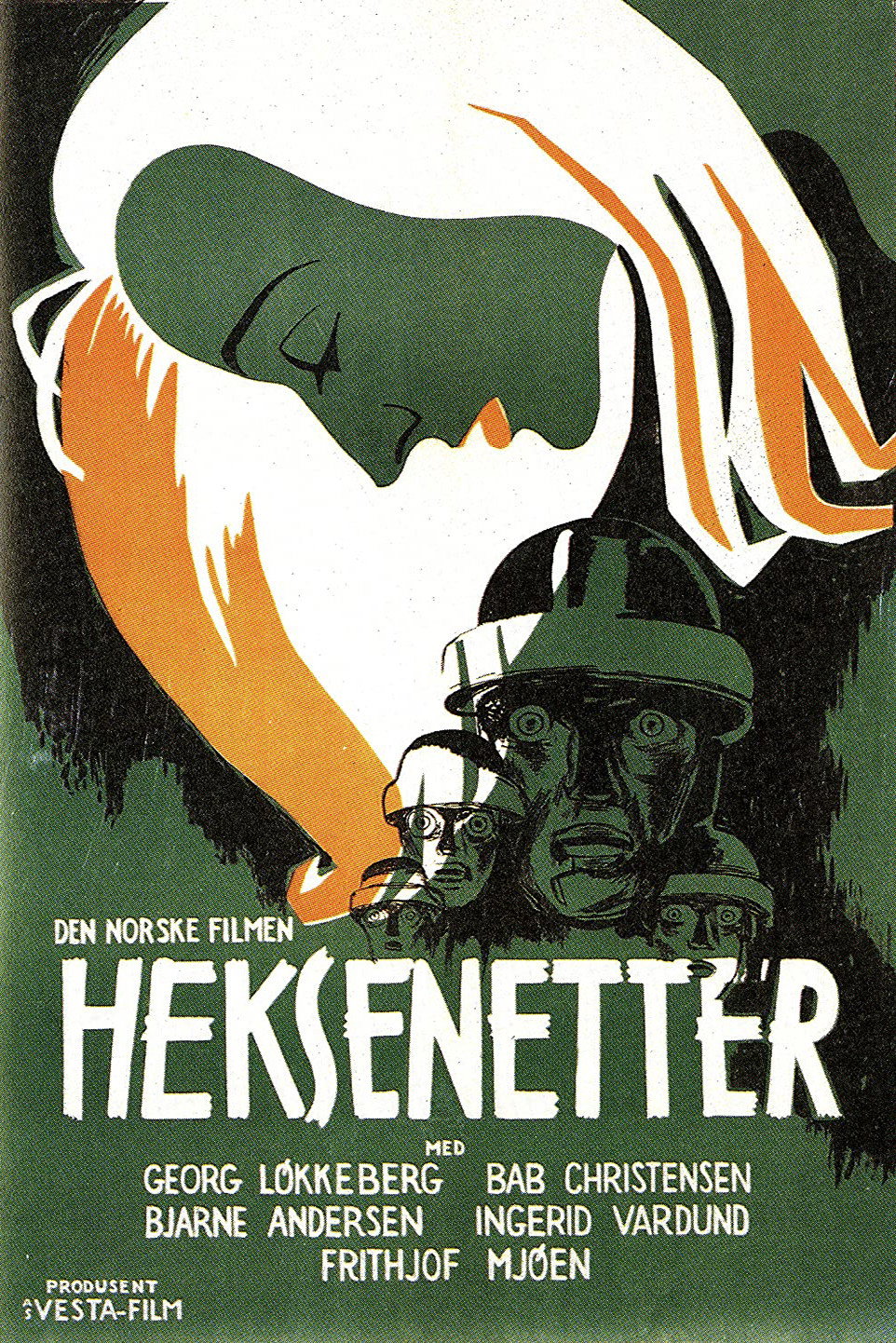 Heksenetter (1954) poster