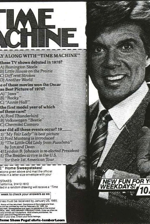 Time Machine (1985) poster