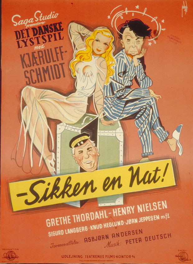 Sikken en nat (1947) poster
