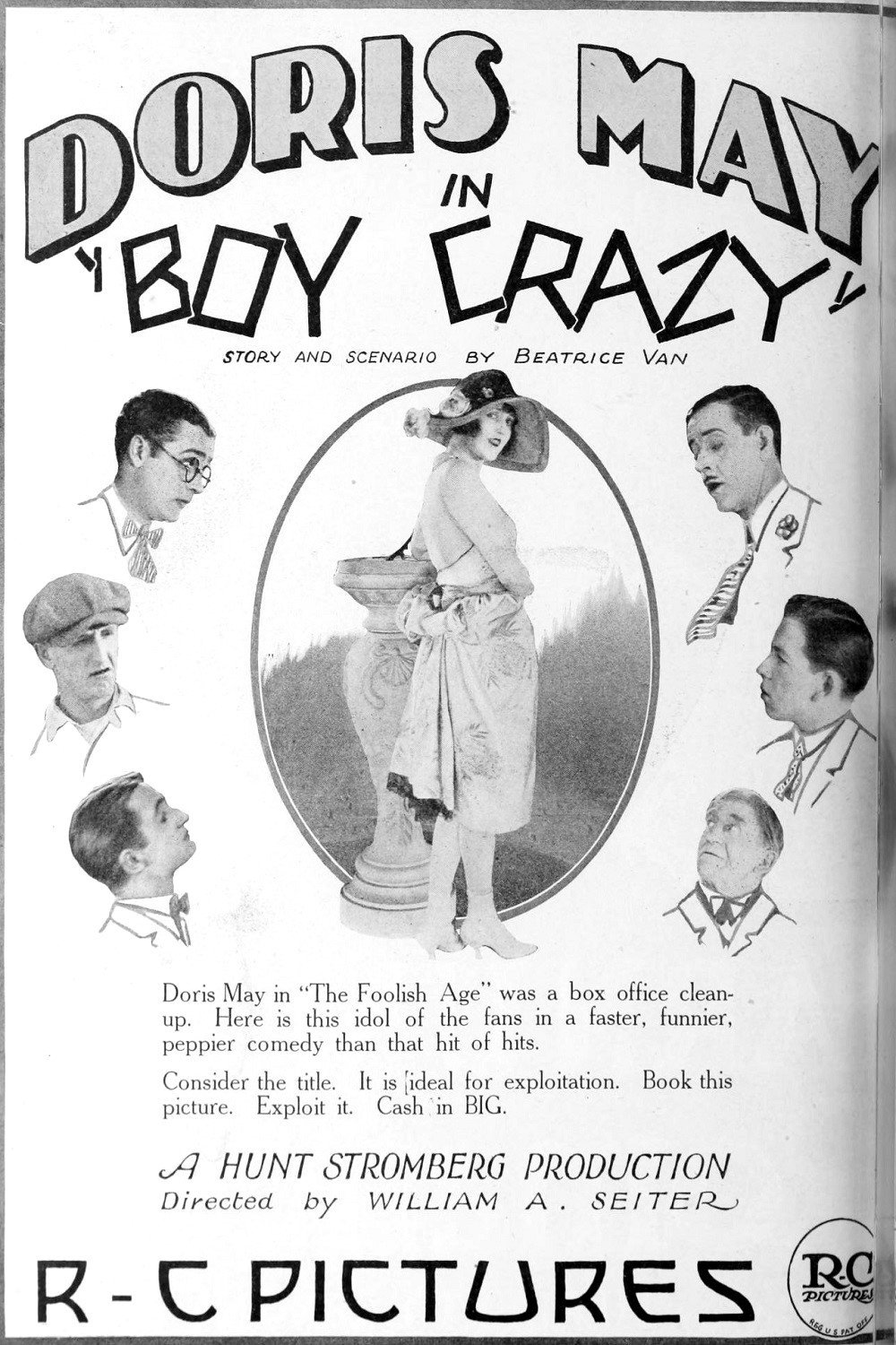 Boy Crazy (1922) poster