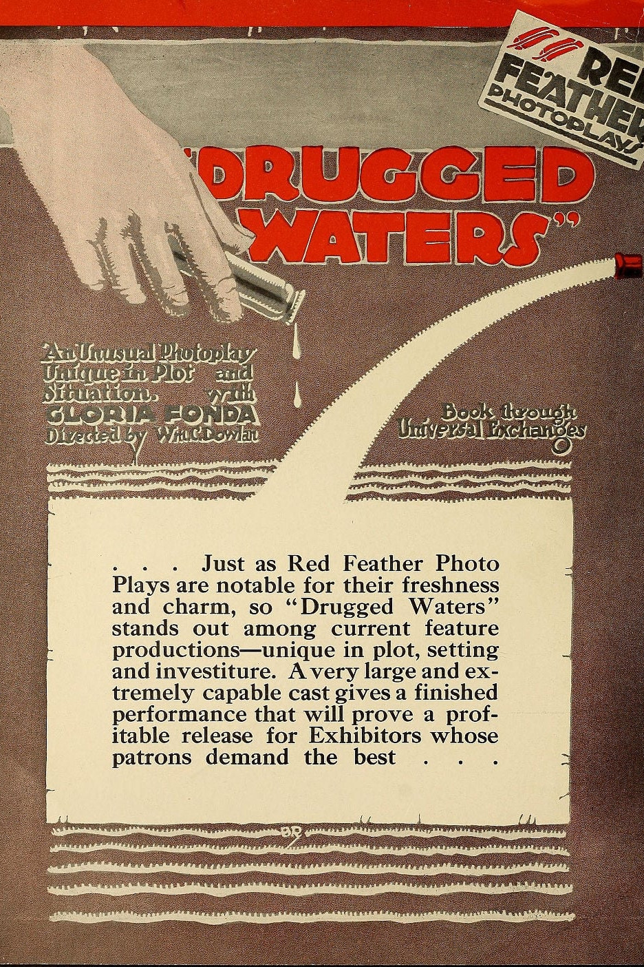 Drugged Waters (1916) poster