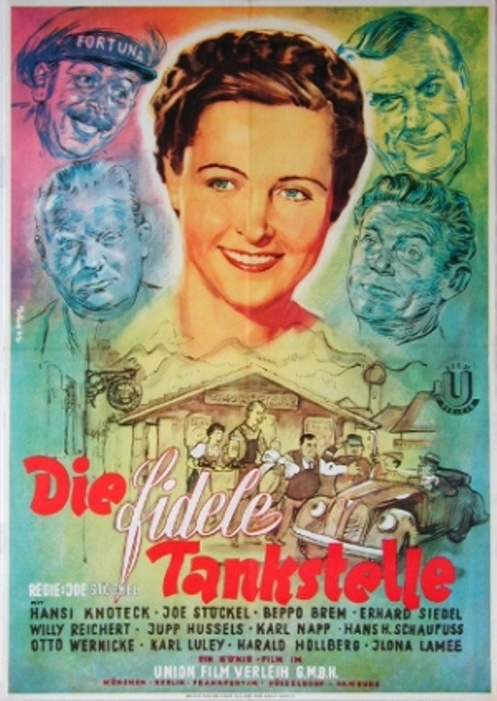 Die fidele Tankstelle (1950) poster
