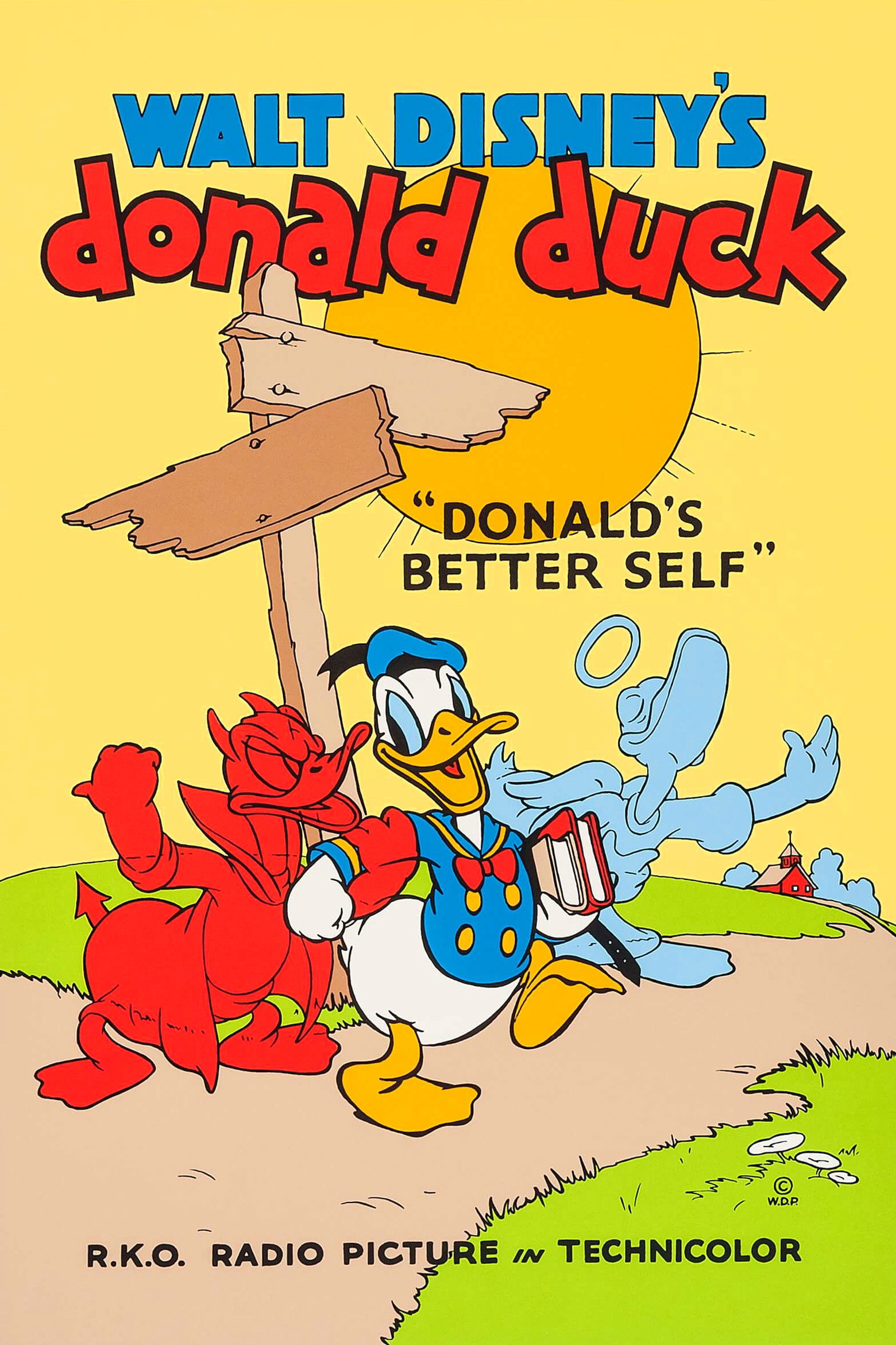 Donald's Better Self (1938) poster