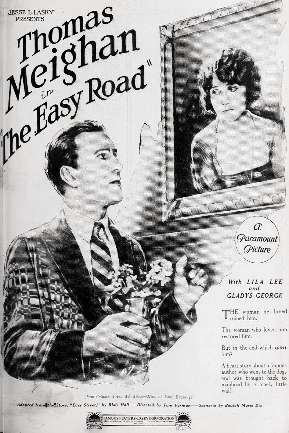 The Easy Road (1921) poster